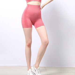 Pink Butterfly High Waist Shorts