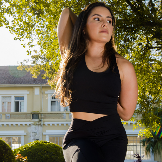 Black Yoga Top