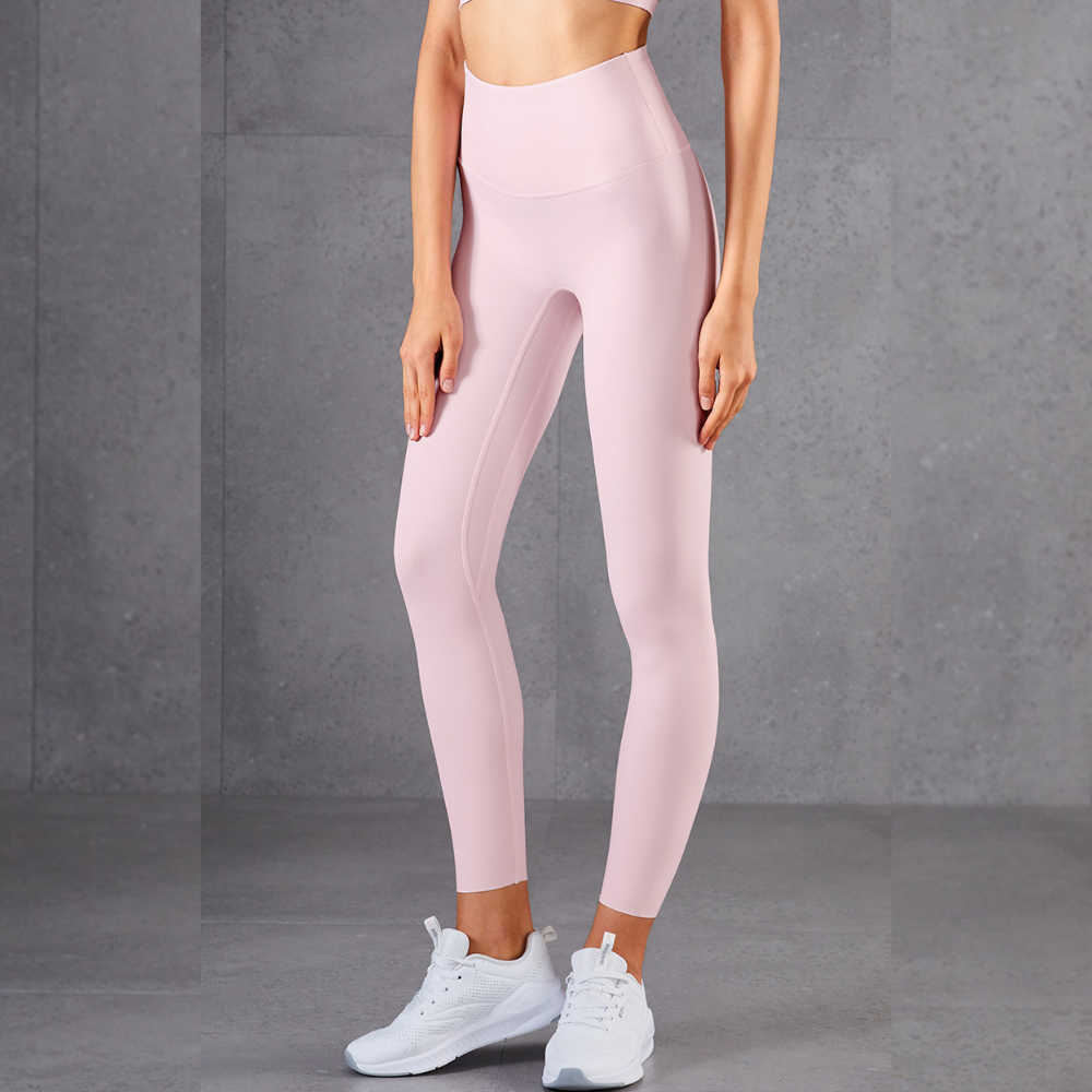 Pink High-Waist Leggings