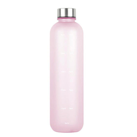 Pink Frosted Gradient Water Bottle